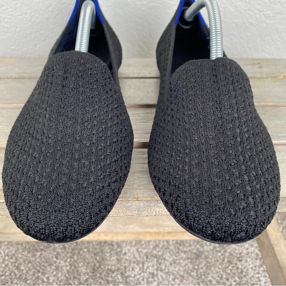 Rothy's Rothy Rothys The Loafer Black Knit Slip-On Flat Shoes Women's Size 11 - Picture 7 of 11